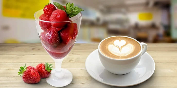 Ovocný sorbet či domácí nanuk, nápoj dle výběru a případně hlídání dětí