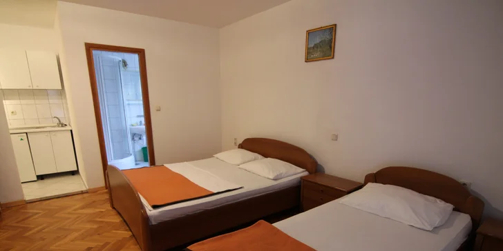 Týden v Chorvatsku v moderních studiích jen 20 metrů od pláže