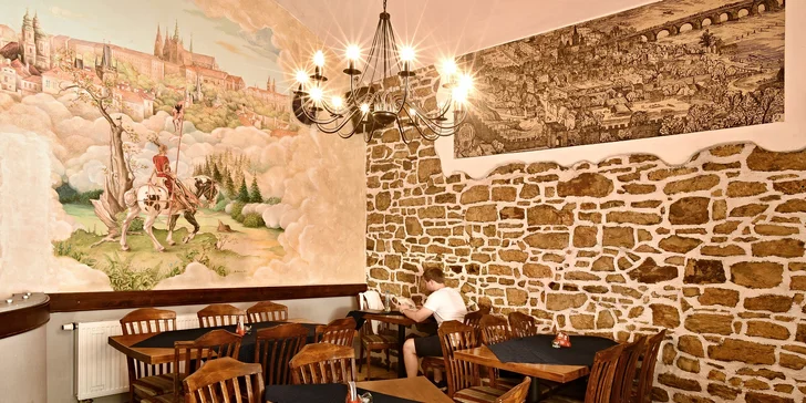 Poskládejte si v srdci Prahy menu dle své chuti: 3 chody s lahví vína nebo bez