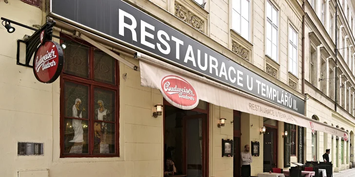Poskládejte si v srdci Prahy menu dle své chuti: 3 chody s lahví vína nebo bez