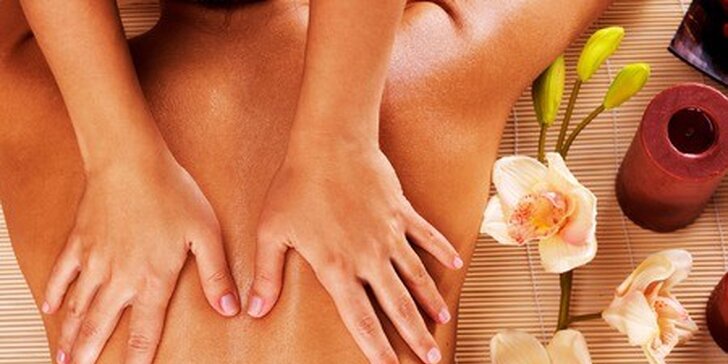 60minutová ajurvédská masáž s použitím 100% přírodních olejů