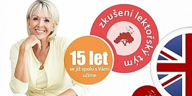 Kurz angličtiny standard za velice výhodnou cenu - 16 lekcí za 1290 Kč