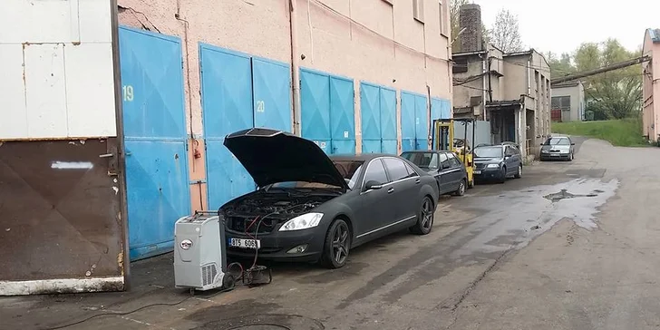 Kontrola, plnění, čištění a dezinfekce klimatizace ve voze