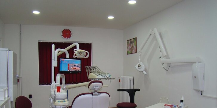 Ordinační bělení zubů s možností kompletní dentální hygieny