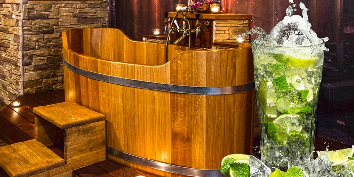 Osvěžující bylinková lázeň a letní drinky pro dva v Lázních Stodolní
