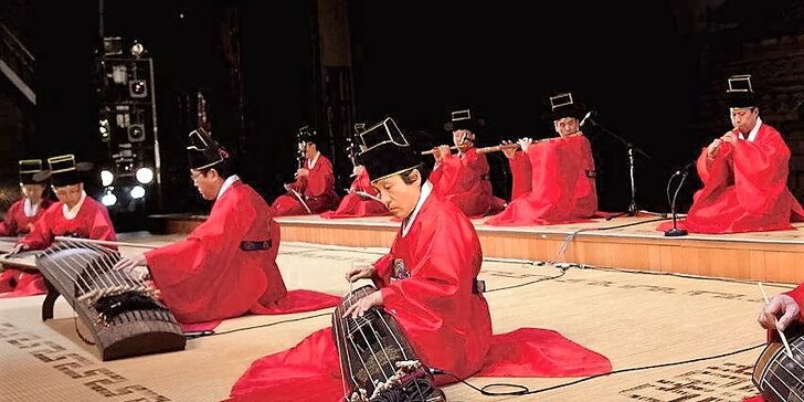 Koncert klasické korejské hudby v Rudolfinu
