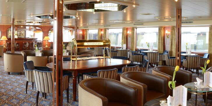 Ubytování na luxusní lodi s plnou penzí a wellness na Dunaji