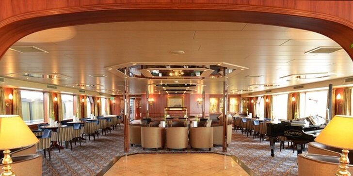Ubytování na luxusní lodi s plnou penzí a wellness na Dunaji