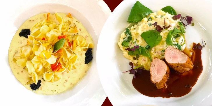 Letní degustační menu pro dva podávané v provensálské restauraci el Cid