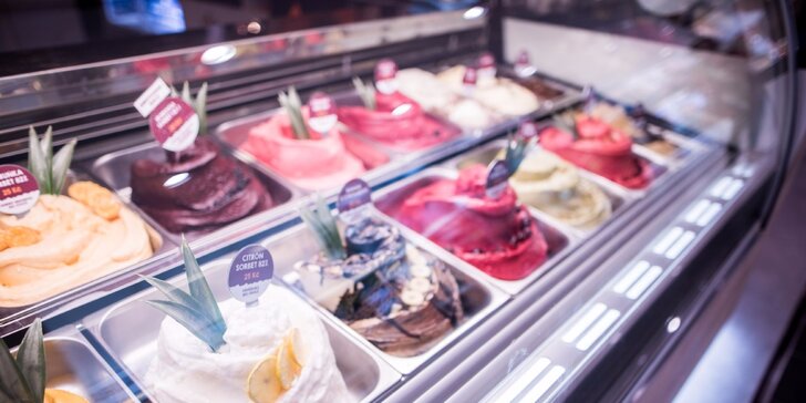 Osvěžení z Fruitisima: 3 kopečky libovolné zmrzliny do kornoutku nebo kelímku