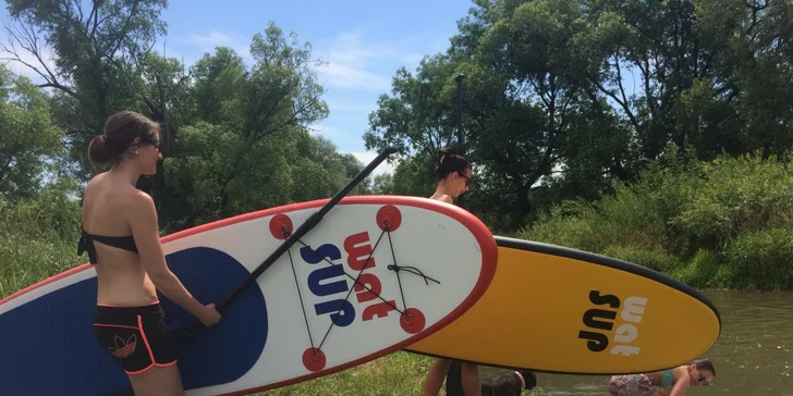 Vodní dobrodružství: Sjíždění řeky Opavy na paddleboardu