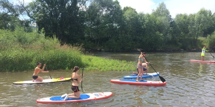 Vodní dobrodružství: Sjíždění řeky Opavy na paddleboardu