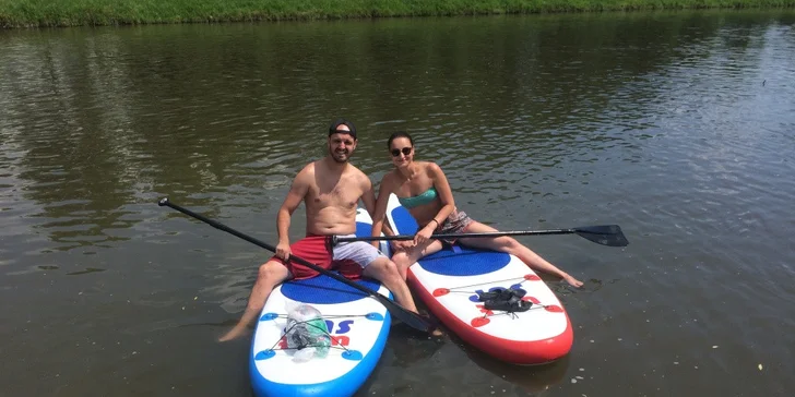 Vodní dobrodružství: Sjíždění řeky Opavy na paddleboardu