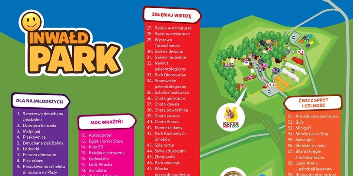 Vstupenky pro děti i dospělé do polského zábavního Inwald parku