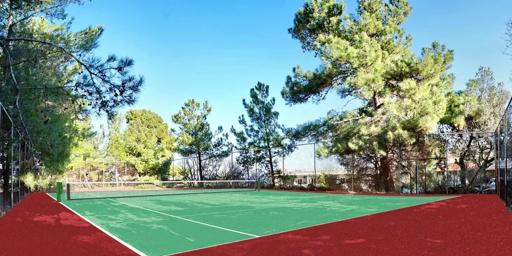 Areál zahrnuje stolní tenis, biliard nebo klasický tenis. 