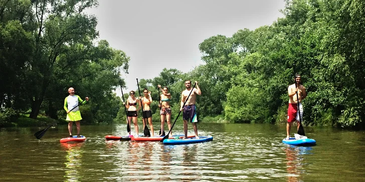 Vodní dobrodružství: Sjíždění řeky Opavy na paddleboardu