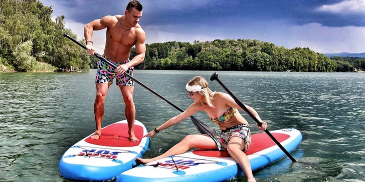 Procházka po vodě v centru Ostravy: Zapůjčení paddleboardu včetně instruktáže
