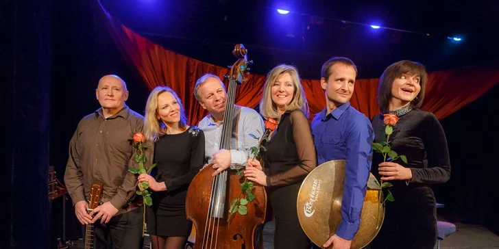 Vstupenka na koncert jazzové vokální kapely a křest CD Prime time voice