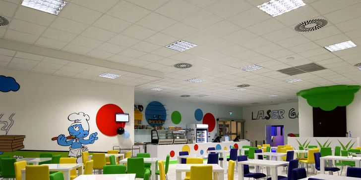 Celý den v oblíbeném dětském centru Šmoulíkov, kde zábava nikdy nekončí