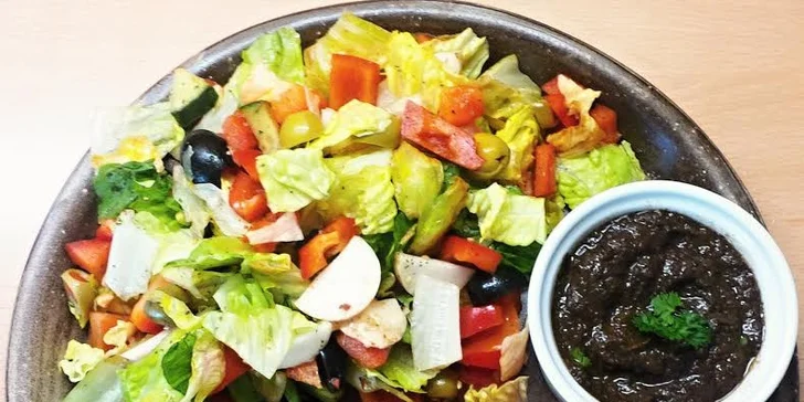 Zdravý veganský oběd - polední menu z Veganolu vč. rozvozu