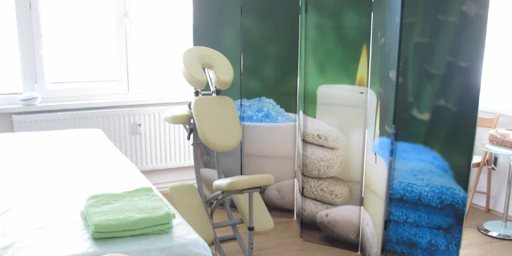 Odměňte se po práci hodinovou relaxací: pohodové masáže dle vašeho výběru
