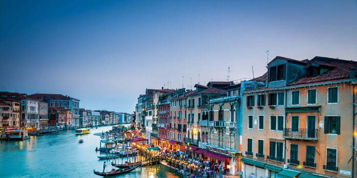 Koupání na pláži Lido di Jesolo a večerní výlet do Benátek