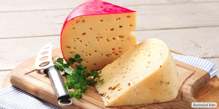 200 nebo 500 g staré goudy nebo sýru maasdam ze sýrárny Cheese House