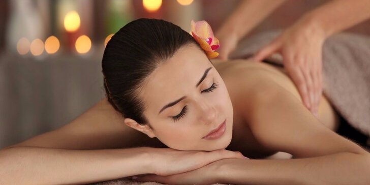 Parádní relax s medovou nebo aromaterapeutickou masáží