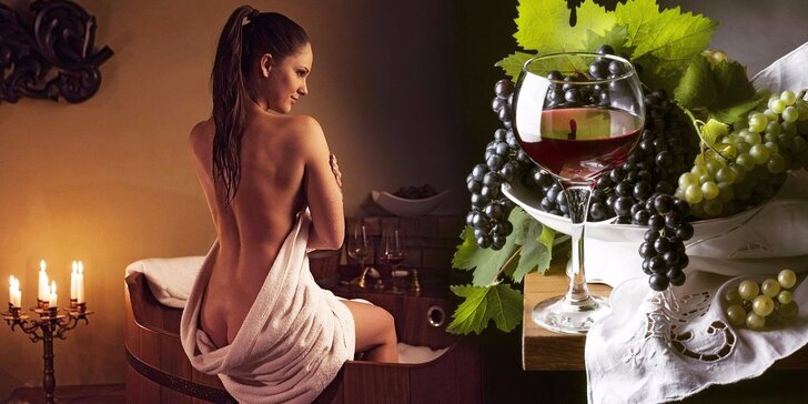 Relax pro dva: Vinná lázeň (120 minut) či levandulový rituál (150 minut)