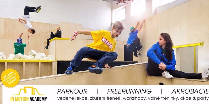 Seznámení s parkourem: tříhodinový workshop pro děti od 10 do 15 let