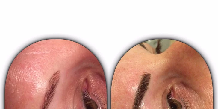Krásná hned po probuzení: permanentní make-up obočí vláskováním