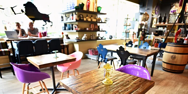 Fantazie v kuchyni i designu: Tříchodové menu v originální kavárně