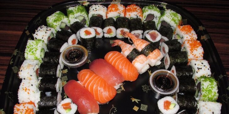 Hodujte v asijském stylu - 28 nebo 62 famózních kousků sushi