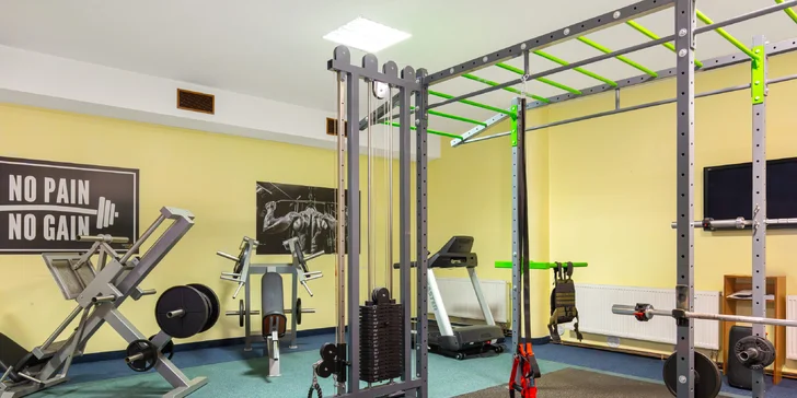 Vo fitness centre si môžete dať do tela.
