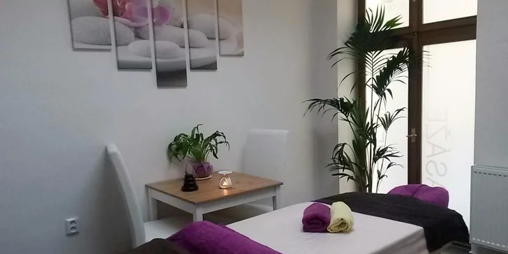 Uvolňující masáže Happy Wellness s možností antistresové masáže hlavy