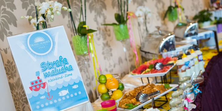 Pri raňajkách a v reštaurácii sa môžu deti tešiť aj na špeciálne menu.