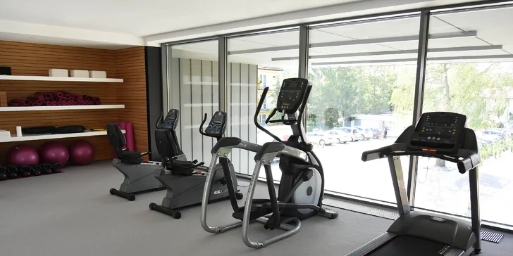 Milovníci aktivního odpočinku ocení fitness centrum. 