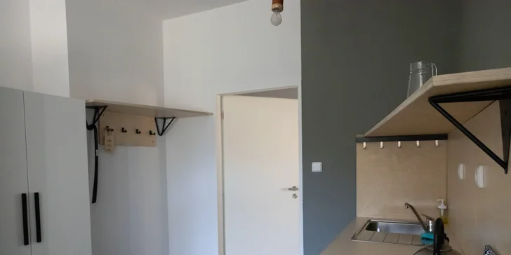 Apartmány mají navíc kuchyňku s vařičem.