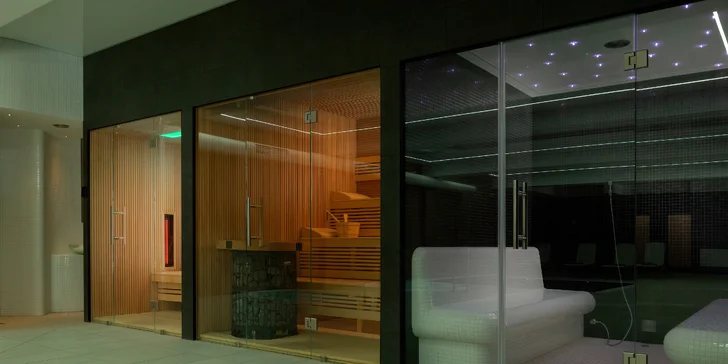 Pre milovníkov saunovania je tu tiež parná, fínska a infra sauna.