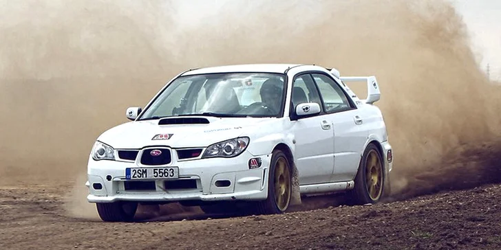 6 kol v Subaru Impreza WRX STI na okruhu v Dlouhé Lhotě a vč. paliva