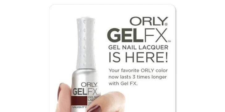 Gel-lak vitamínový elixír pro vaše nehty - novinka Orly Gel Fx na nohy nebo ruce