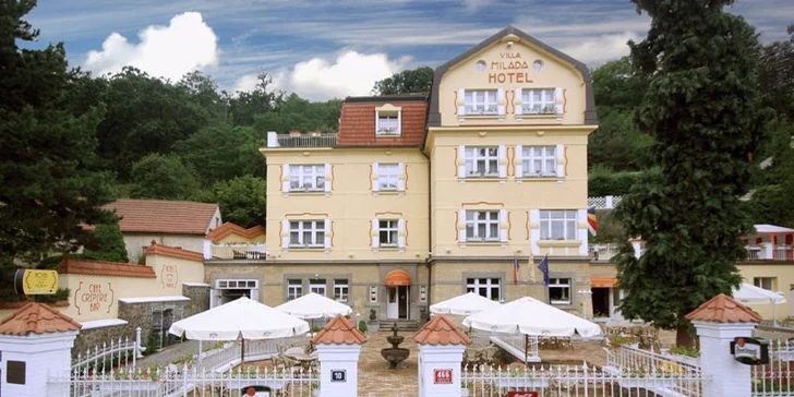 Dopřejte si ve dvou privátní wellness v hotelu Villa Milada