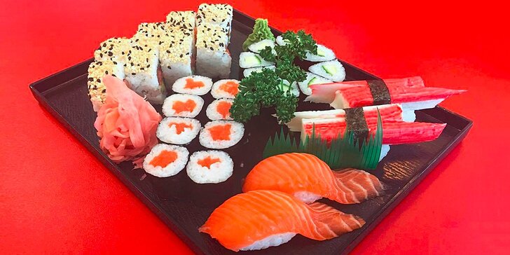 Fantastické sushi sety v Anawa Running Sushi pro jednoho či dva jedlíky