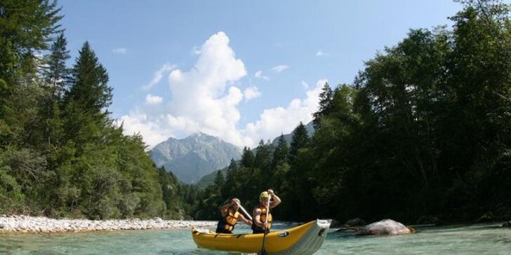Úžasný 4denní rafting na řece Soča na Slovinsku