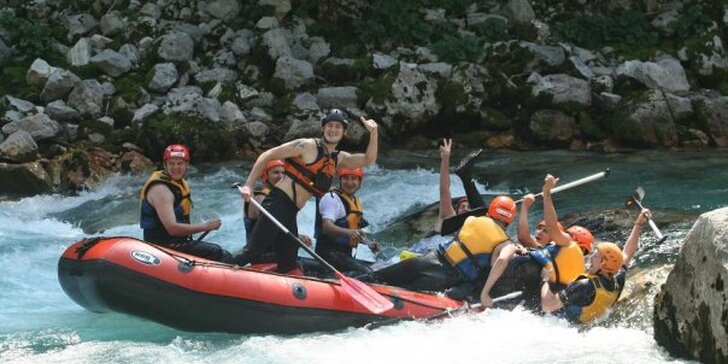 4denní rafting na řece Soča ve Slovinsku