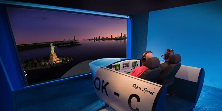 Letecký simulátor napodobující zhoršené povětrnostní podmínky