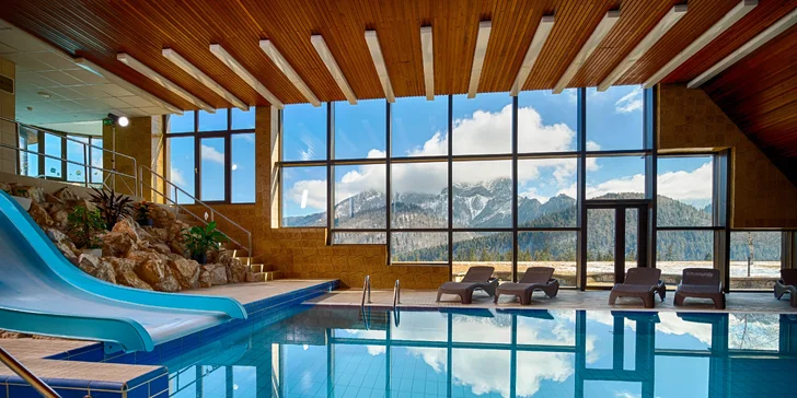 Exkluzivní wellness pobyt s výhledem na Belianské Tatry pro dva