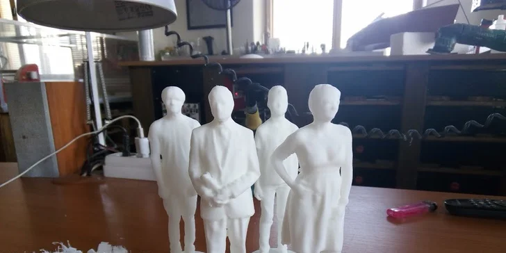 3D plastová postavička z HI-Tech tiskárny: vaše vlastní, dětí či přátel