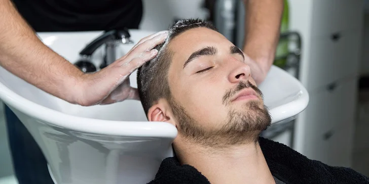 Pánský střih s možností masáže hlavy nebo úpravy vousů