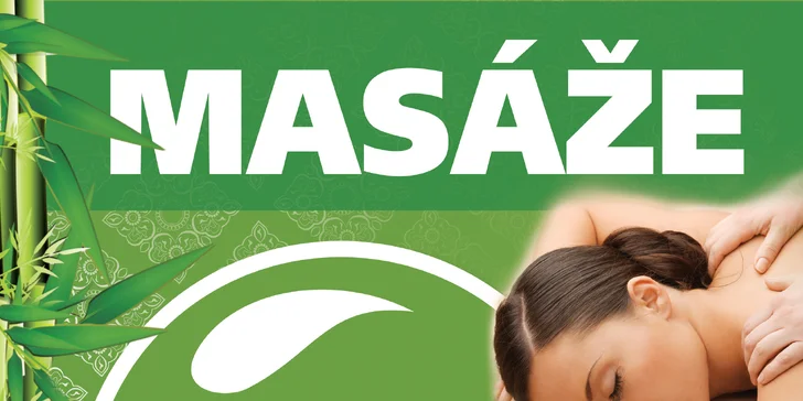 60 minut zdravotní nebo sladce relaxační masáže